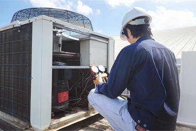 Central air store conditioner installation