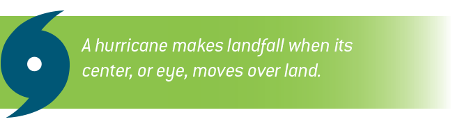 When does a hurricane make landfall? Natural Disaster Guide from Direct Energy.