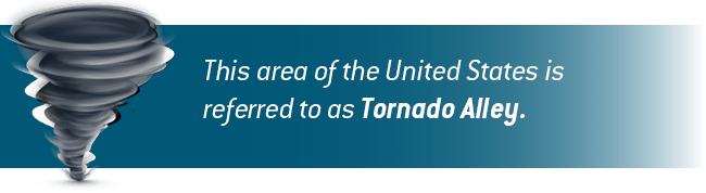 Tornado Alley. Natural Disaster Guide from Direct Energy.