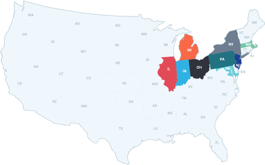 US Natural Gas Map